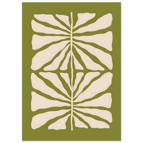 Artfulprints  Matisse - Green vibrant reef   poster 50x70 cm - vtwonen shop