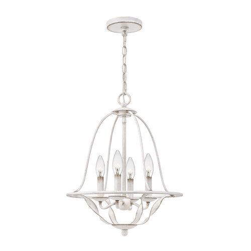 Elstead Quoizel Bradbury Multi Arm Kroonluchter Antiek Wit