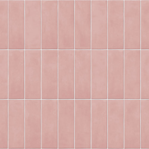 ESTAhome behang tegelmotief licht roze - 50 x 900 cm - 131539 - vtwonen shop