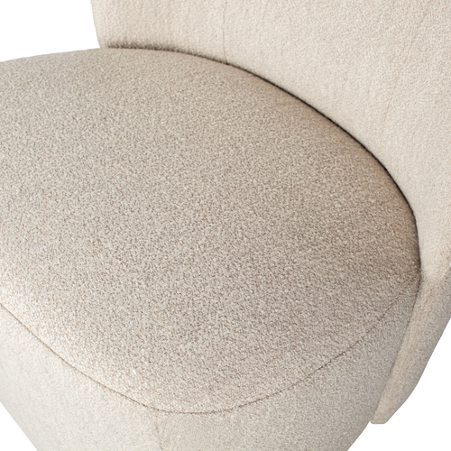 vtwonen fauteuil Lofty - Boucle - Naturel - 75x68x72 - vtwonen shop