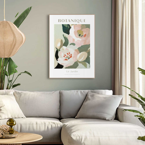 Reinders Botanique schilderij -  groen - woonkamer - 70x50cm