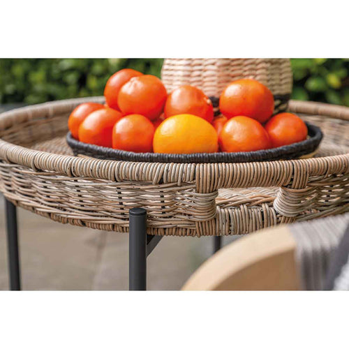 Garden Impressions bijzettafels Nigori natural rotan - 2-delig - vtwonen shop