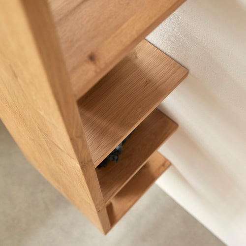 Tikamoon Massief eikenhouten kolomkast - Naturel - vtwonen shop