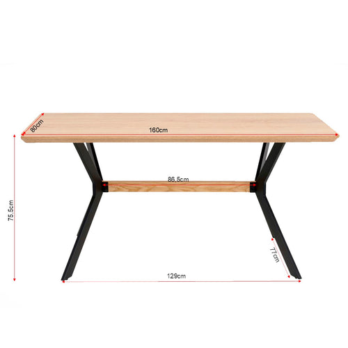 Kare Design Eettafel Midtown 160x80cm