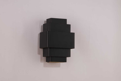 Artdelight wandlamp Layers - 3 lichts - 12  x 28   cm - zwart goud - vtwonen shop