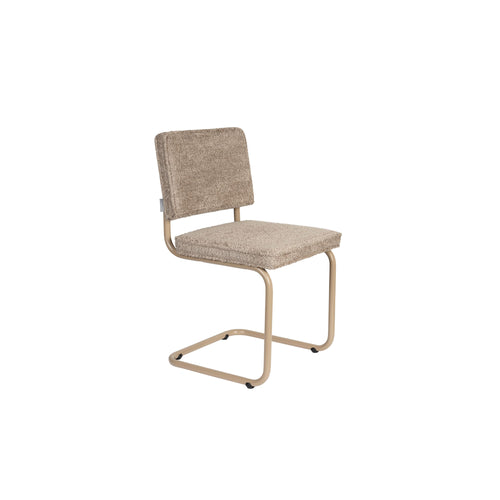 Zuiver Ridge Soft Eetkamerstoelen Beige - Set van 2 - vtwonen shop