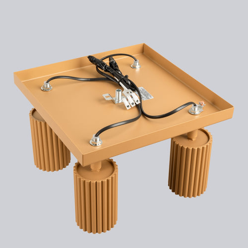 Sollux Lighting Plafondlamp KARBON 4 goud - 25x25x16,5cm