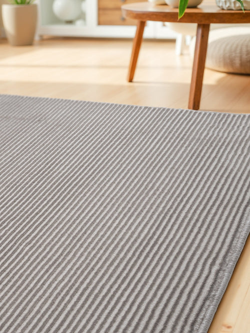 Elle Decoration Perles Shortpile Rug Dolomite Cream Grey 160x235 cm