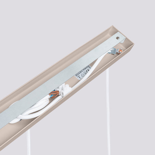 Sollux Lighting Hanglamp KARBON 3L taupe - 45x6,5x98cm