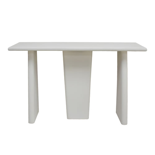 Giga Meubel Sidetable Chiara - Beige Mangohout - 130x40x75cm