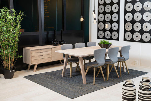 Rebellenclub Eetkamertafel Mala - 210 x 100cm - Licht Eiken - vtwonen shop