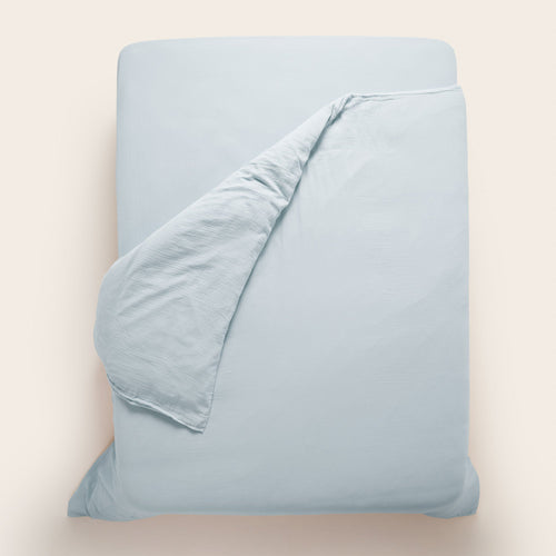 Madura Dekbedovertrek Lou baby blauw 140x200 cm