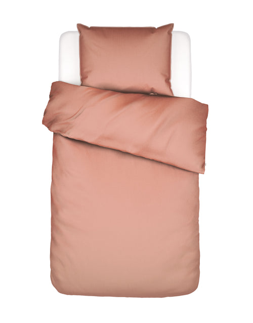 Essenza Minte dekbedovertrek - Eenpersoons – 140x200/220 cm - Bright terra
