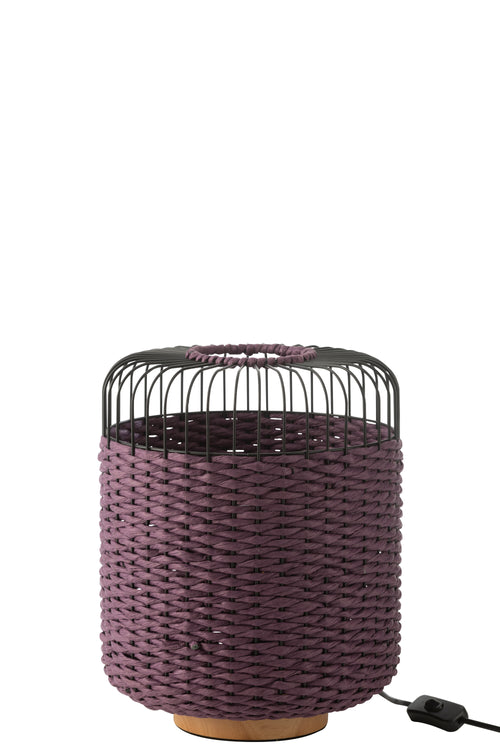 J-Line lamp - metaal - paars