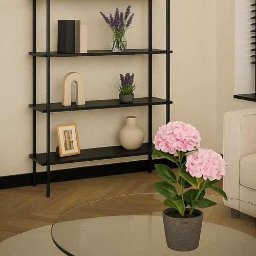 Flourify - kunstbloem - Hortensia - 58 cm - Bundel van 3 - vtwonen shop