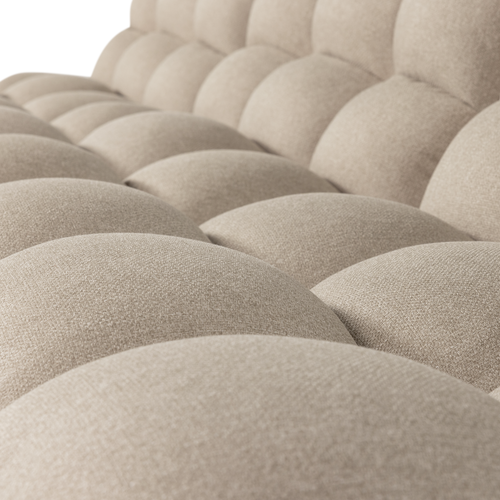 WOOOD 3-zits bank Pepper - Zand - 79x300x92