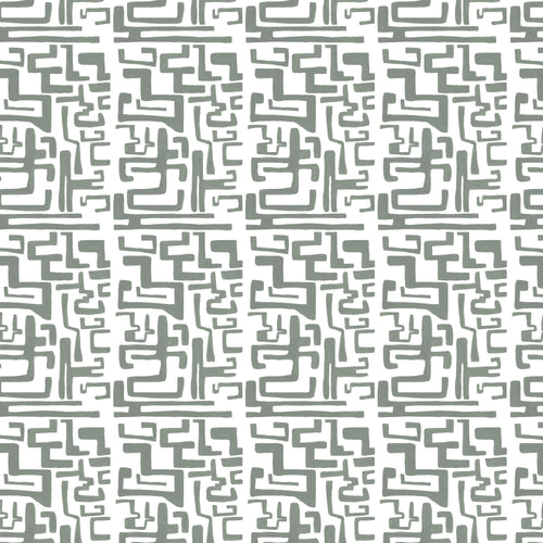 Catchii Behang Kuba grijs groen