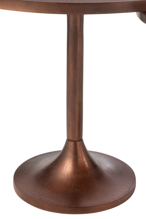 J-Line tafel - aluminium - brons - set van 2