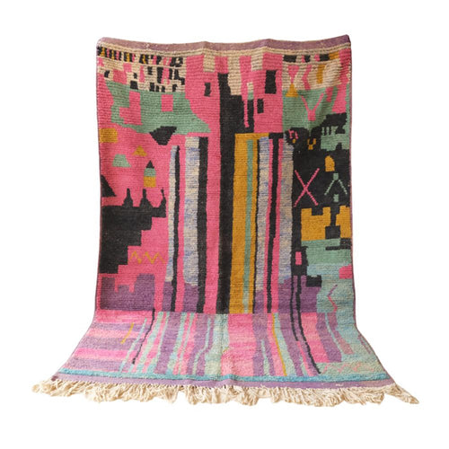 AFK Living vloerkleed Berber - handgemaakt - Wol - 160 cm x 230 cm