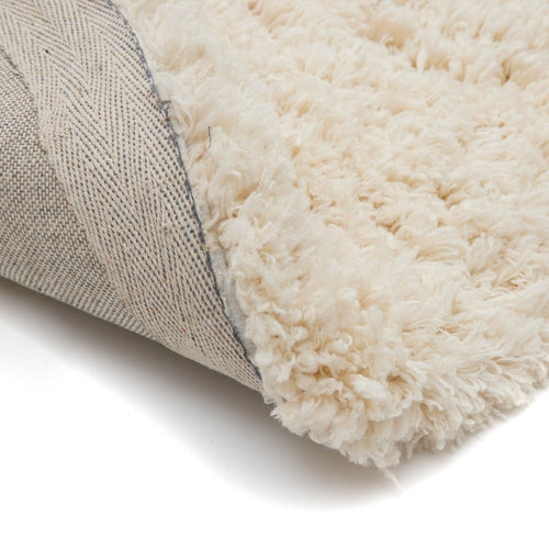Interieur05 vloerkleed Pilo - hoogpolig - ivoorwit - Ø160 cm
