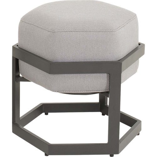 Lesli Living voetenbank Esagono - antraciet - 48x41,5x47,5cm