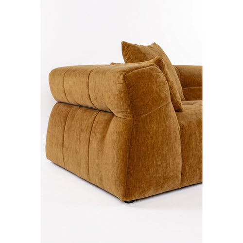 Dutchbone Hodge 4,5-Zitsbank Okergeel