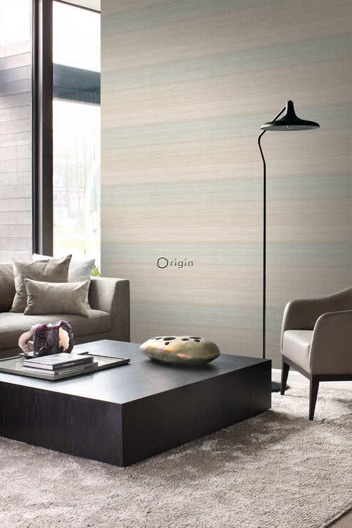 Origin Wallcoverings behang geweven structuur met kleurverloop beige - 0,53 x 10,05 m - 347750 - vtwonen shop