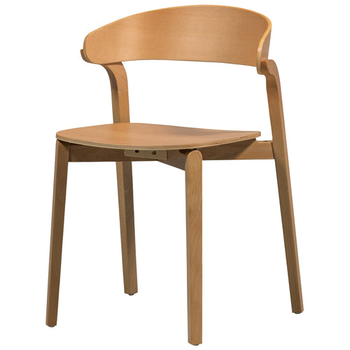 WOOOD eetkamerstoelen  Cras - Essenhout - Naturel - Set van 6 - vtwonen shop