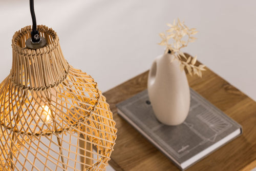 Rebellenclub Hanglamp Glen - ø20cm - Naturel Rattan - vtwonen shop