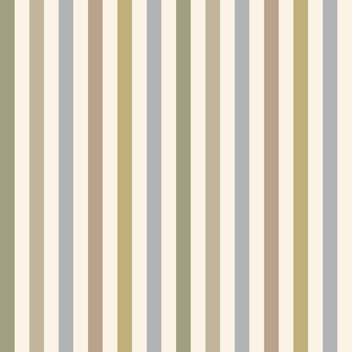 ESTAhome behang strepen blauw, groen en bruin - 50 x 900 cm - 132255