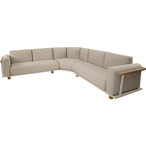 Lesli Living loungebank Mezio - beige - 86x86x28cm