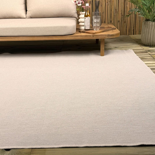 Buitenkleed Tone wit/naturel - Interieur05 - 160 x 230 cm