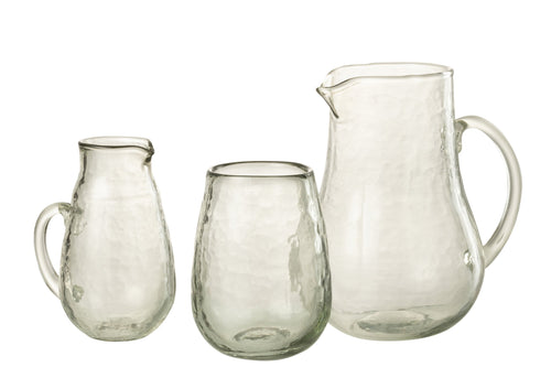 J-Line karaf - glas - transparant - large