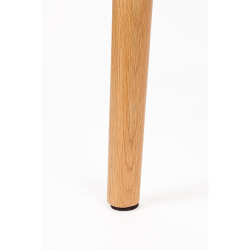Housecraft Living Indy Eetkamerstoelen Armleuning Donkerbruin/ Beige - Set van 2