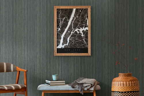 A.S. Création behang effen zwart, goud en zilver - 53 cm x 10.05 m - AS-388191 - vtwonen shop