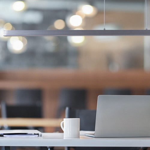 Mexlite hanglamp Danske - 1 lichts - 140x 125 cm - mat chroom - vtwonen shop