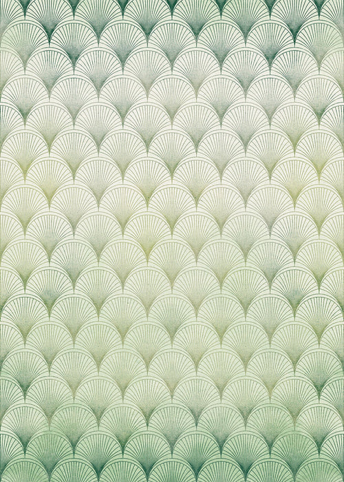 Sanders & Sanders fotobehang schubben groen - 200 x 280 cm - 611821 - vtwonen shop