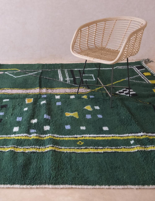 AFK Living vloerkleed Berber - handgemaakt - Wol - 80 cm x 240 cm