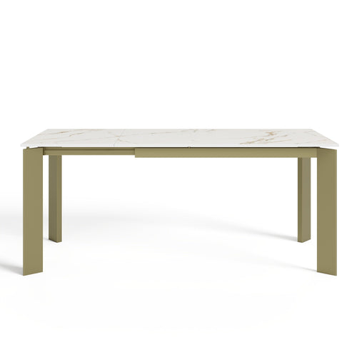 Sia Home - Uitschuifbare tafels LINEA - Keramiek - Wit - 190cm