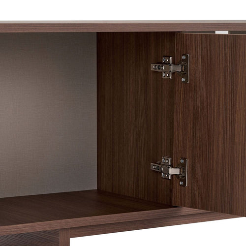 Calicosy - Tv-meubel CELENA - Donker hout 180x34x52 cm