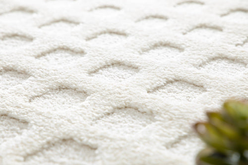 AFK Living vloerkleed Pixel - reliëfeffect - beige - 160 x 230 cm