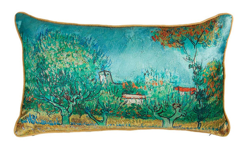 Beddinghouse x Van Gogh Museum decoratiekussen Countryside - 30x50 cm - blauw - vtwonen shop