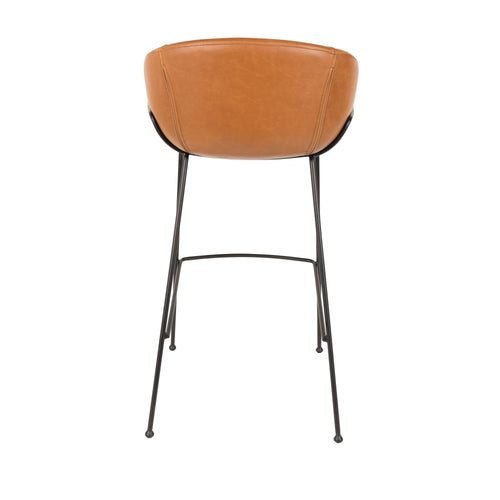 Zuiver Feston Barkrukken rugleuning 76 cm Bruin - Set van 2