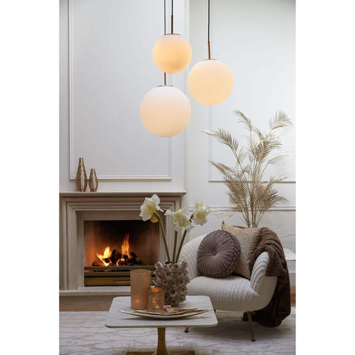 Light & Living hanglamp Medina - wit - Ø30cm - vtwonen shop