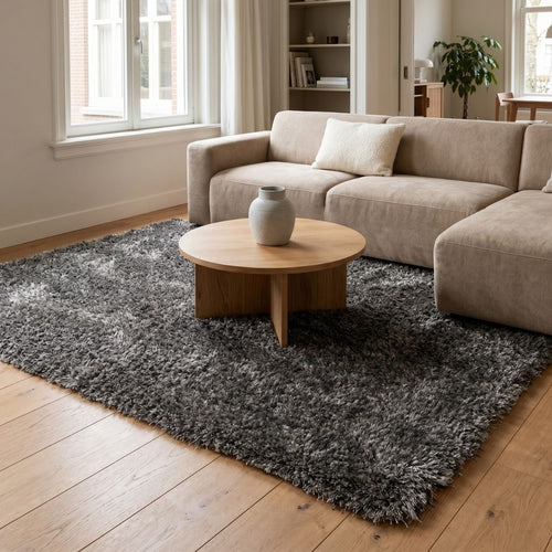 DÉJA Living Vloerkleed Lavar Mix - Lichtgrijs Stof - 240x340cm