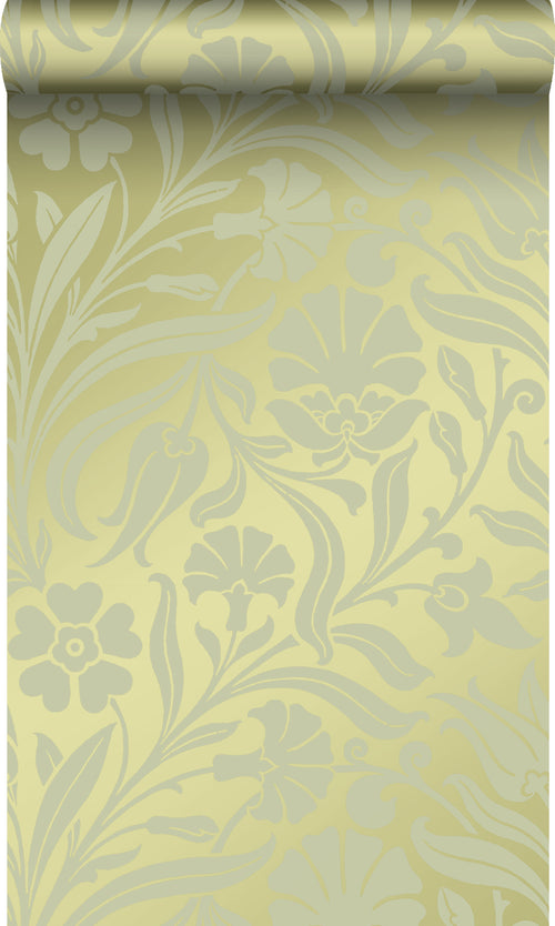 Origin Wallcoverings behang bloemen groen - 53 cm x 10,05 m - 346638 - vtwonen shop