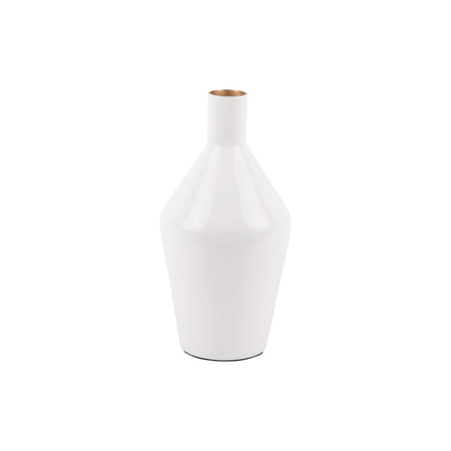 Present Time vaas Ivy Bottle Cone - wit - Ø10cm - vtwonen shop