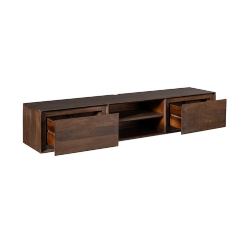 Starfurn Tv-meubel Ambiance - Zwevend - Bruin Hout - 160x35x30cm