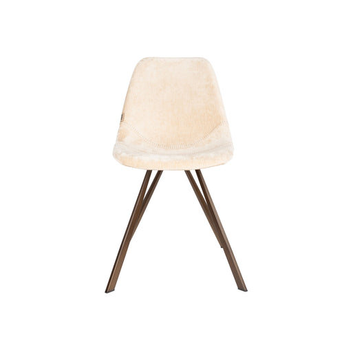 Dutchbone Franky Eetkamerstoelen Beige - Set van 2