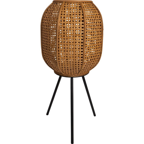 Lesli Living lantaarn Macy - bruin - Ø32x66cm